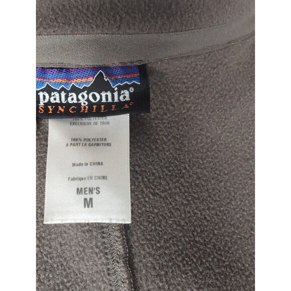 Patagonia Synchilla Fleece Jacket Full Zip Outdoor Hiking Gorpcore Mens Medium - Picture 8 of 8